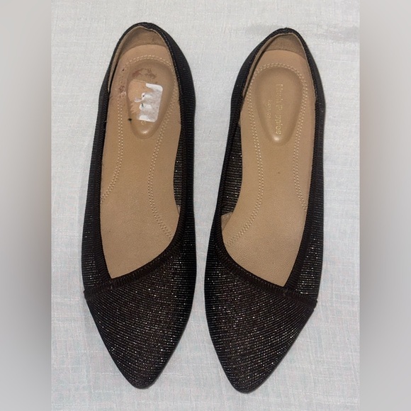 Hush Puppies Sadie Knit Ballet Flats Brown/Gold Size 8.5 - Picture 1 of 5